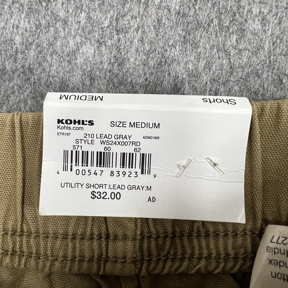 Sonoma Shorts Womens M Beige Utility Drawstring Twill Casual Goods For Life - Picture 11 of 16